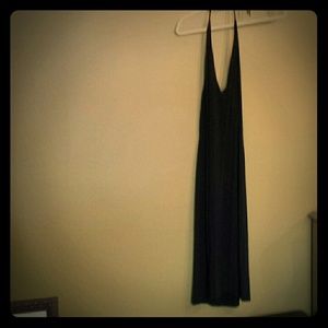 JCREW rayon halter dress