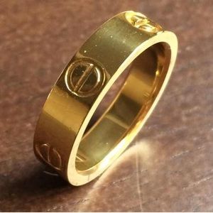 Cartier Yellow Gold Love Ring Size 7