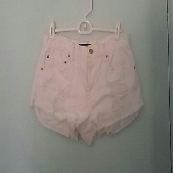 Distressed shorts