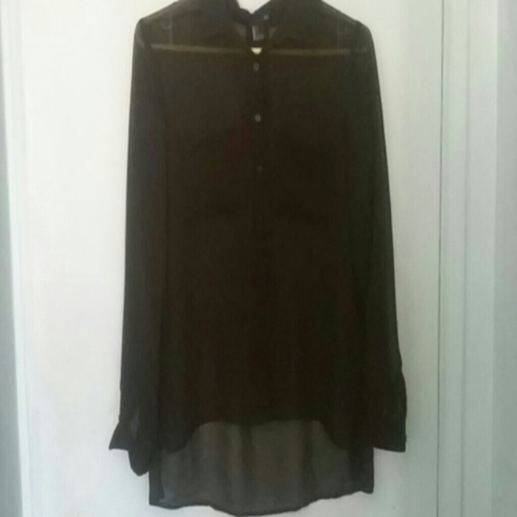 Black button up