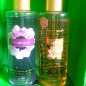 Slightly used body sprays