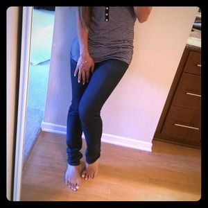 Dark Wash Denim Blue Jeans