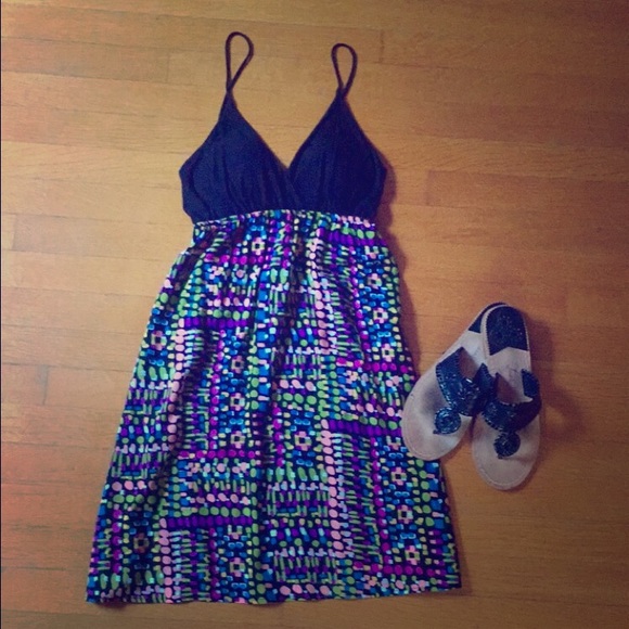 Printed Kiwi Dress