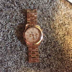 Michael Kors Inspired Rose Gold Watch
