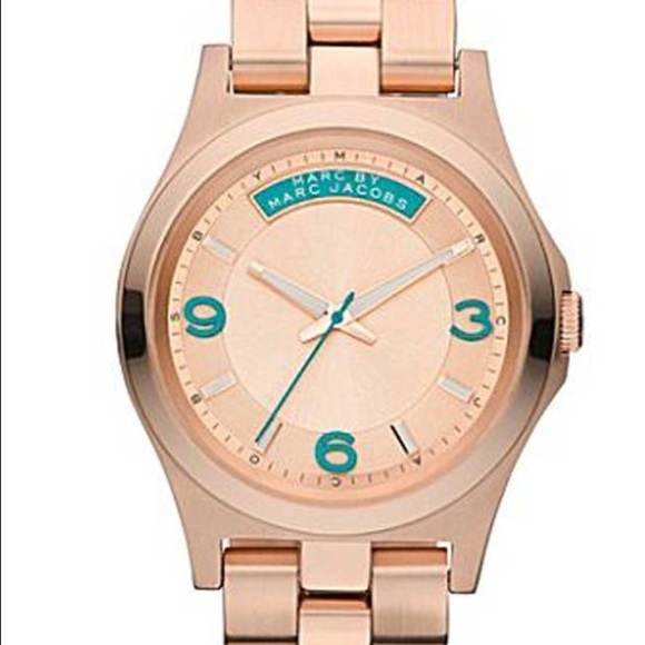 Marc by Marc Jacobs in Rose gold white teal 40mm