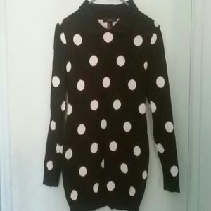 Poka dot sweater