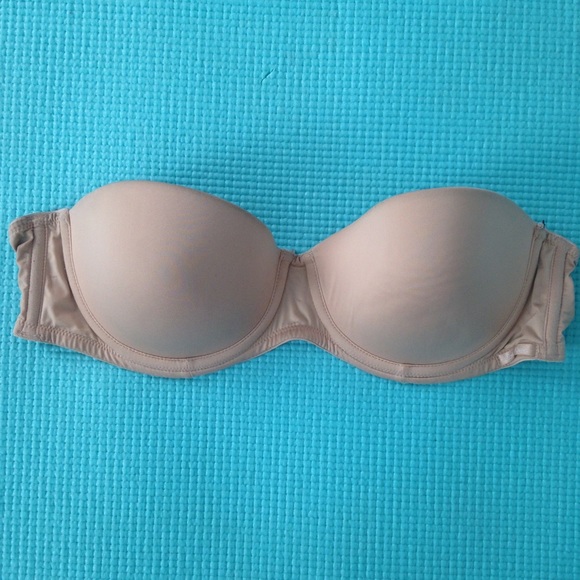 Strapless nude push up bra 34a