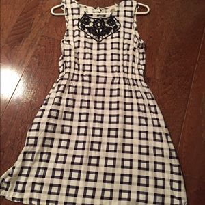 Plaid anthropologie sun dress