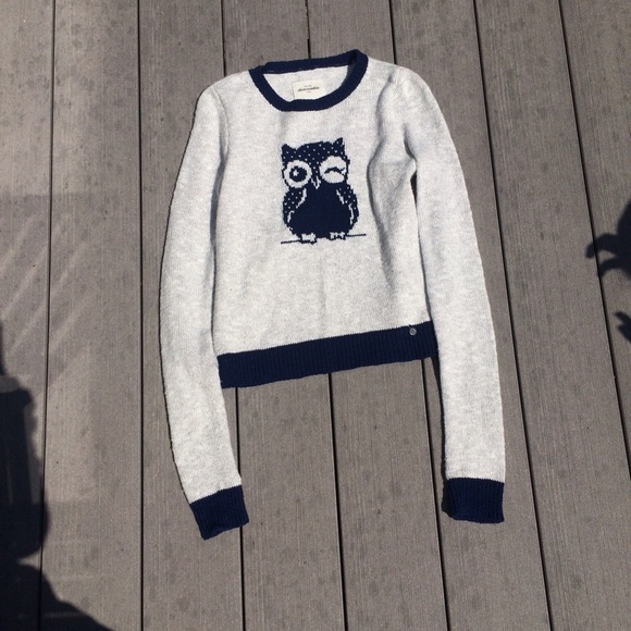 Knit owl sweater from Abercrombie and kids