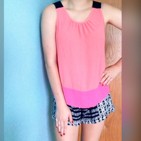color block tank top 💘
