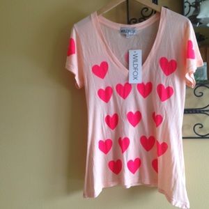 Wildfox hearts shirt
