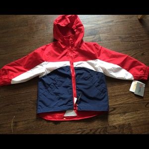 llBean unisex hoodie rain parka reversae