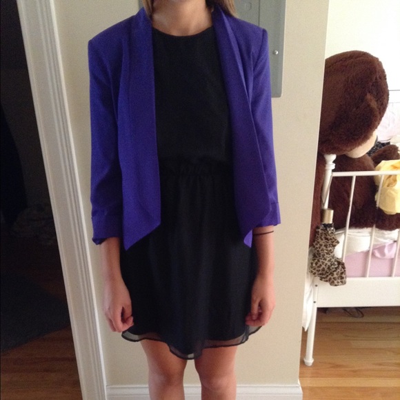 Purple blazer