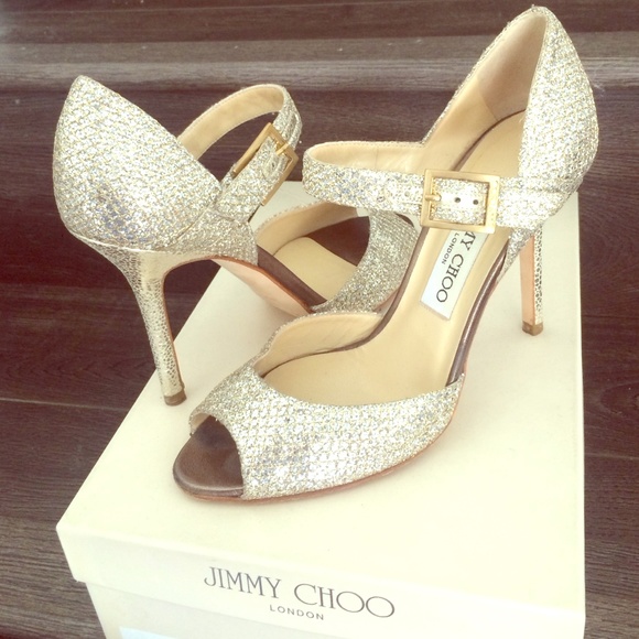 Jimmy Choo sparkly maryjanes