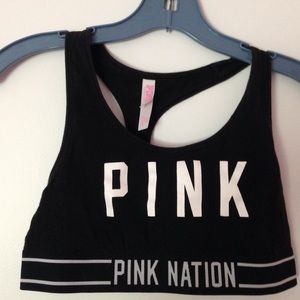 pink nation sports bra