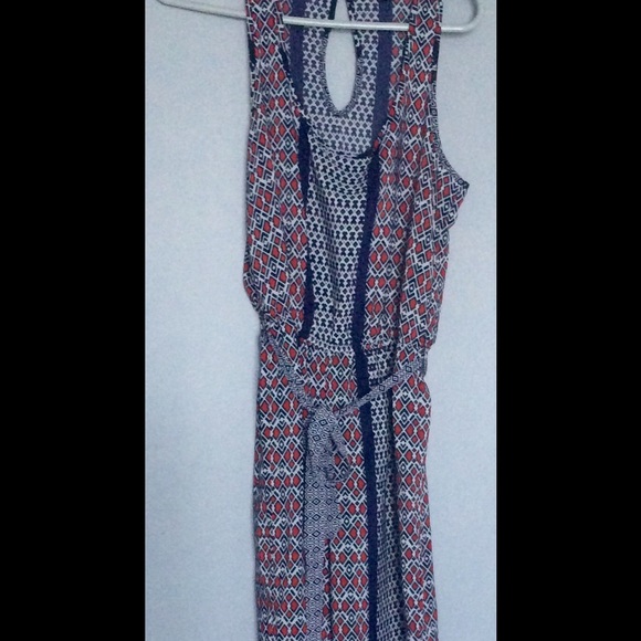 Red white and blue jumpsuit
