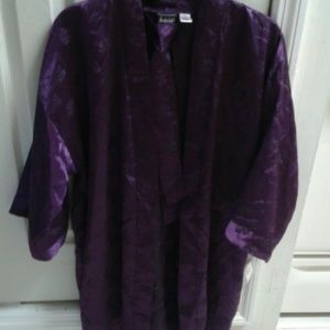 NWT Fredericks Of Hollywood Deep Purple Robe