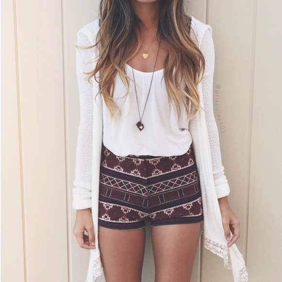 ❌SOLD❌Brandy Aztec Shorts