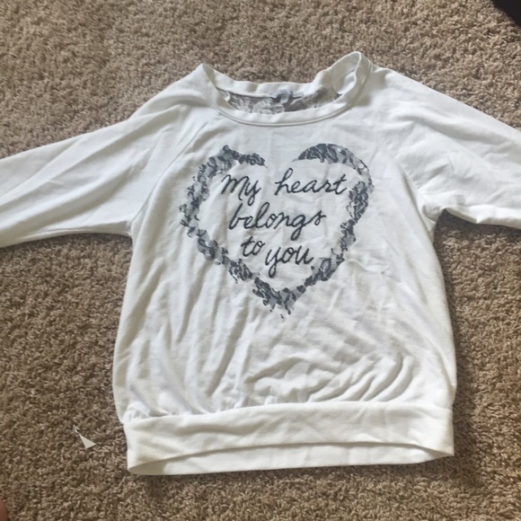 "My heart belongs to you"