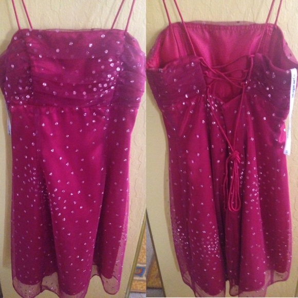 Red sparkely dress