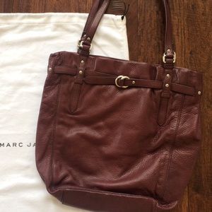 Marc by Marc Jacobs Maroon Leather Tote
