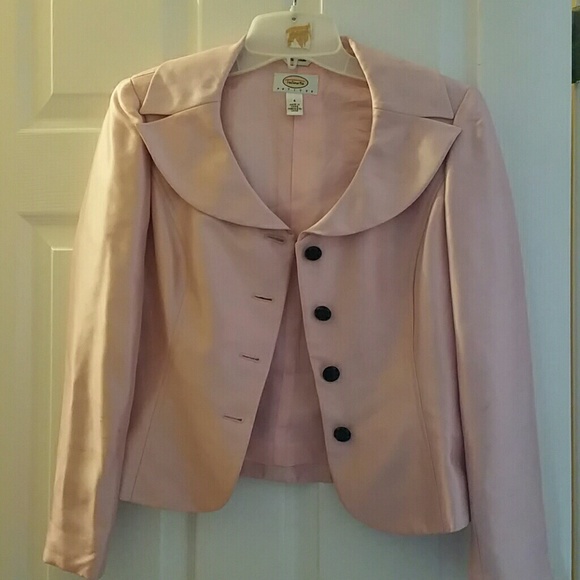 Pink Talbots Petite pure silk size 4