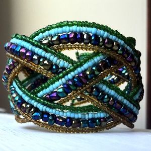 Woven Beaded Bracelet