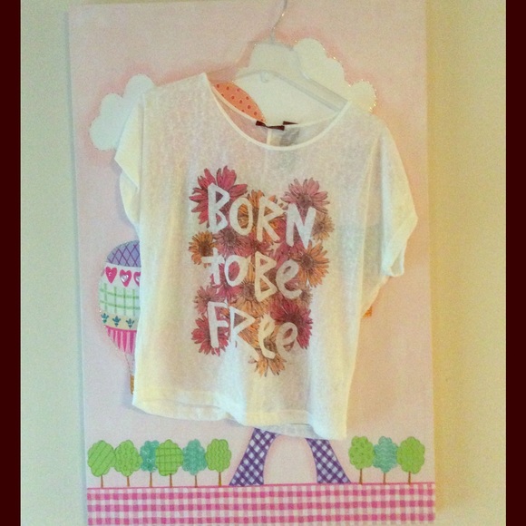 Sheer Born to Be Free Shirt