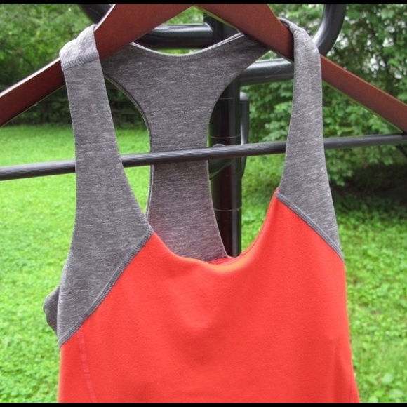 Red & Grey Lululemon Racerback Tank Top - Picture 3 of 4