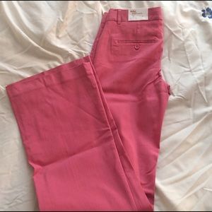 Rayon blend pink Editor trousers