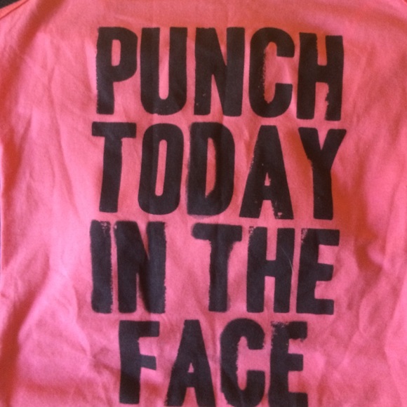 NWT "Punch Today in the Face" tank