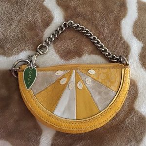Coach Lemon coin purse accessory