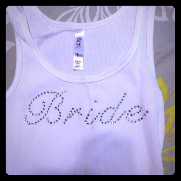 "❌SOLD❌Bride" tank top!