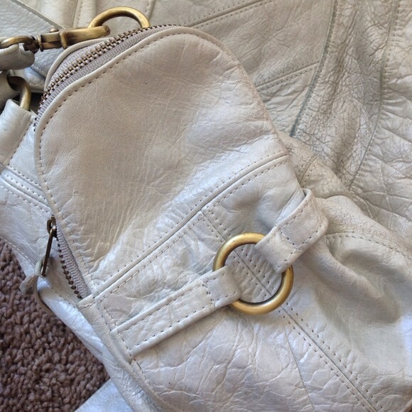 Authentic Anna Corinna White Leather Cross body - Picture 4 of 4