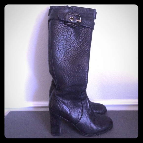 Fendi tall leather boots