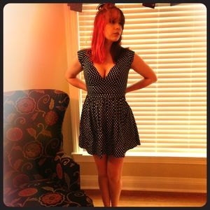 Thread and Needle polka dot dress