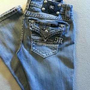 Miss Me light wash slim boot cut jeans