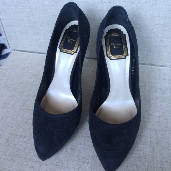 Christian Dior python embossed pumps - Picture 3 of 4