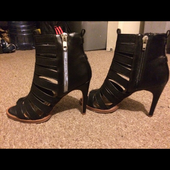 Leather heels