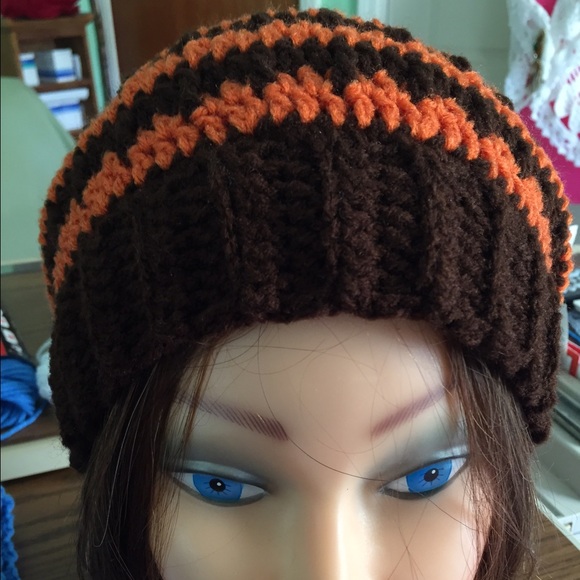 Crocheted Slouch Hat. - Picture 2 of 4