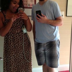 All-over leopard print maxi dress