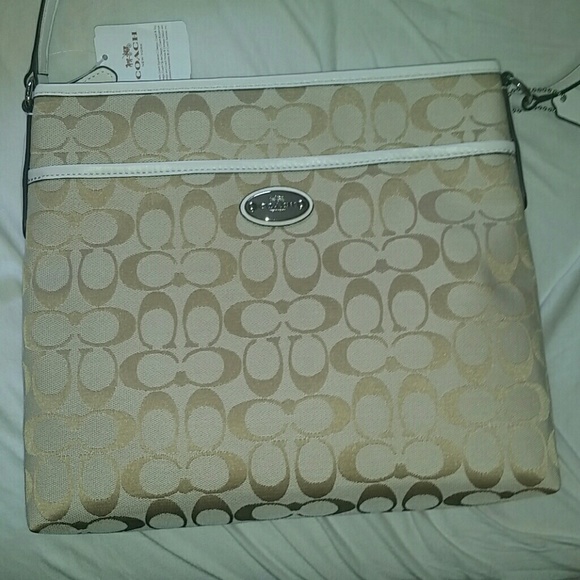 Authentic cross body Coach purse.