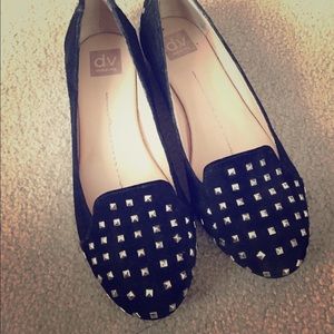 Dolce vita black studded loafer