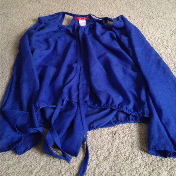 Button up chiffon material shirt - Picture 1 of 1