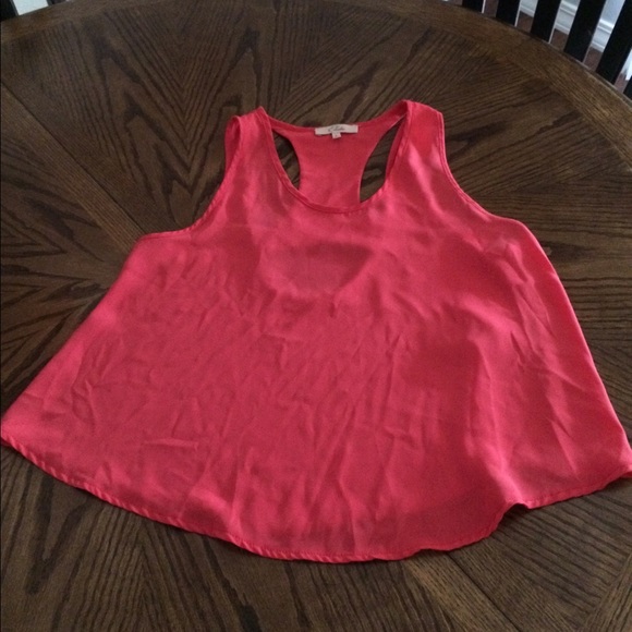 Pink/coral top