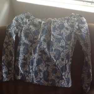 Long sleeve floral shirt