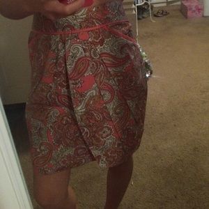Paisley pencil skirt!