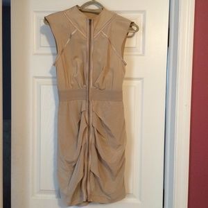 Bebe tan dress