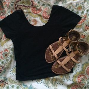 Forever 21 black crop top