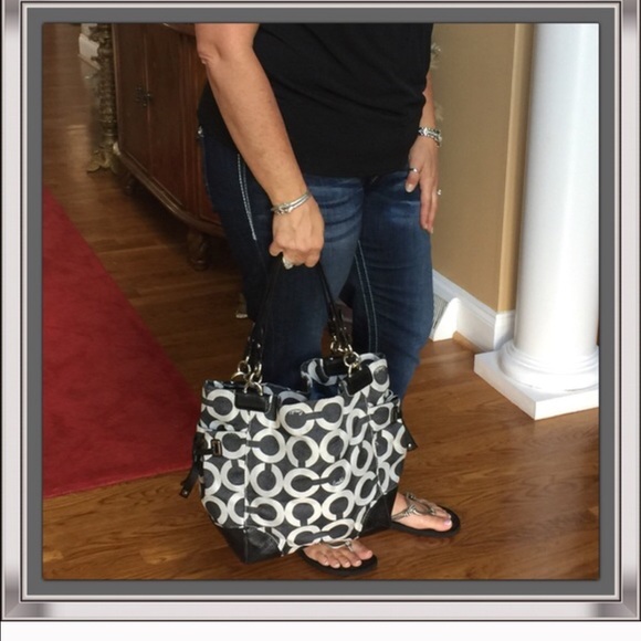 Monogramed Coach Purse - Picture 4 of 4